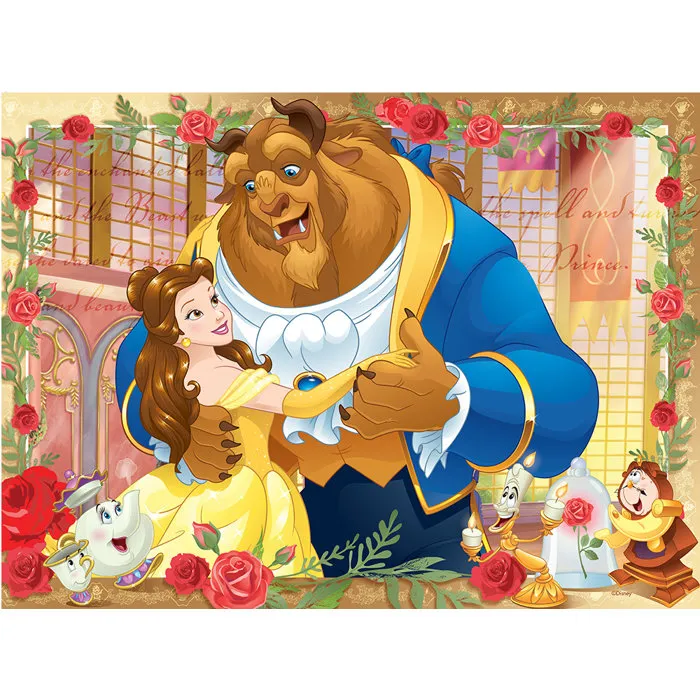 Ravensburger - Puzzle Disney La Belle et la Bête - 100 pièces - Puzzle pour enfants dès 6 ans - Dessin animé