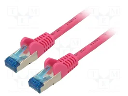 GOOBAY Câble Ethernet Cat 6a S/FTP Rose 5m
