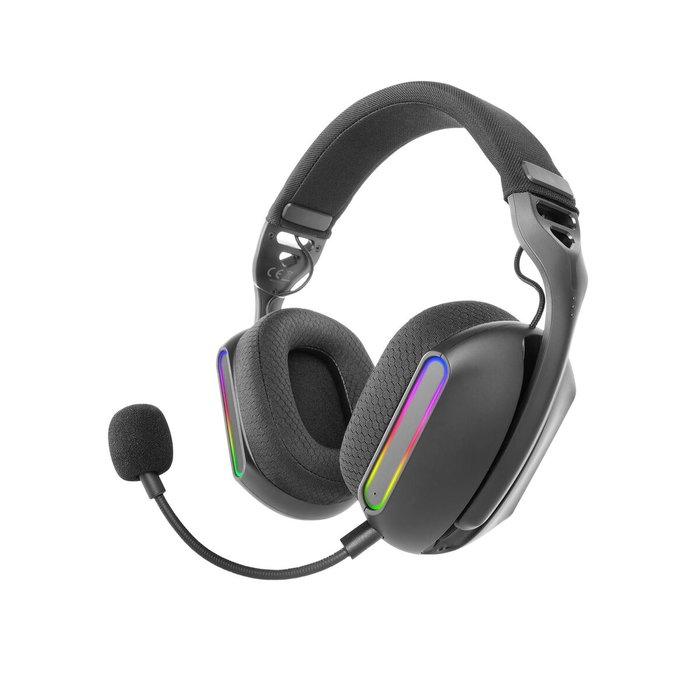 Casques avec Micro Gaming Mars Gaming MHWPRO Noir Multicouleur