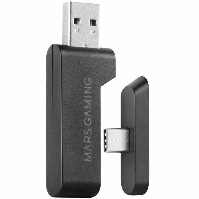 Casques avec Micro Gaming Mars Gaming MHWPRO Noir Multicouleur