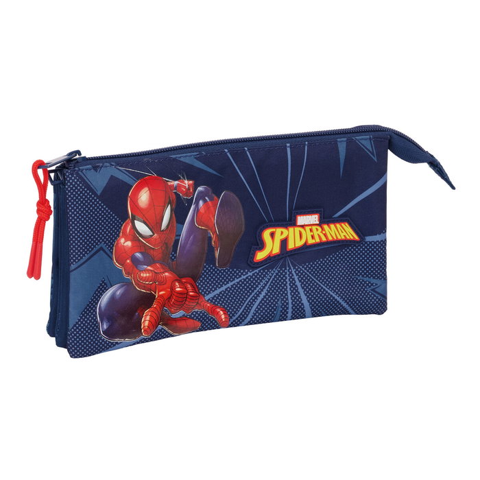 Fourre-tout Spider-Man Bleu 22 x 12 x 3 cm Fourre-tout Spider-Man Bleu 22 x 12 x 3 cm