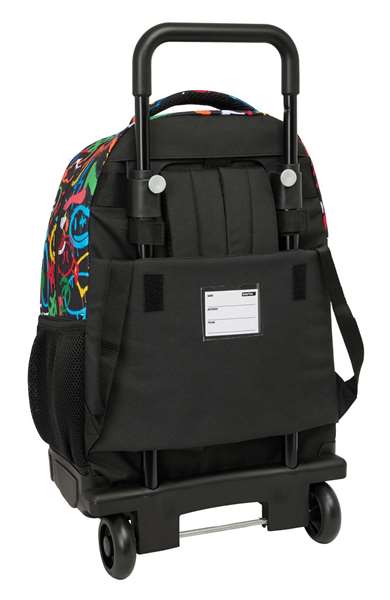 Safta Mochila Graffiti Colors à roulettes compacte extensible 33x45x22cm