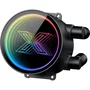 Xigmatek Fenix II 360 Watercooling AIO pour processeur, 3 ventilateurs 120 mm ARGB, compatible Intel LGA 1851/1700 et AMD AM5/AM4, Noir