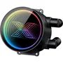 Xigmatek Fenix II 360 Watercooling AIO pour processeur, 3 ventilateurs 120 mm ARGB, compatible Intel LGA 1851/1700 et AMD AM5/AM4, Noir