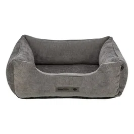 TRIXIE - VITAL LENNOX - Panier orthopédique pour chien en tissu chenille - Lit confortable avec mousse visco-élastique - Dimensions 100 x 70 cm - Gris