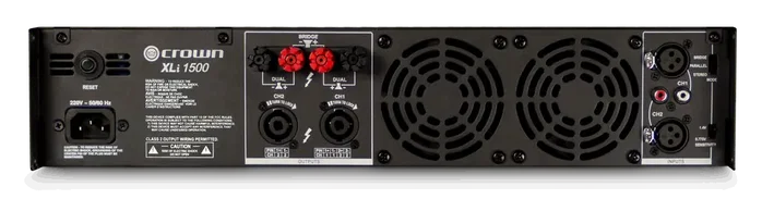 Crown Xli 1500 Crown Amplificateur de Puissance Série XLI 1500W Stéréo/Duo/Pont RCA XLR Speakon