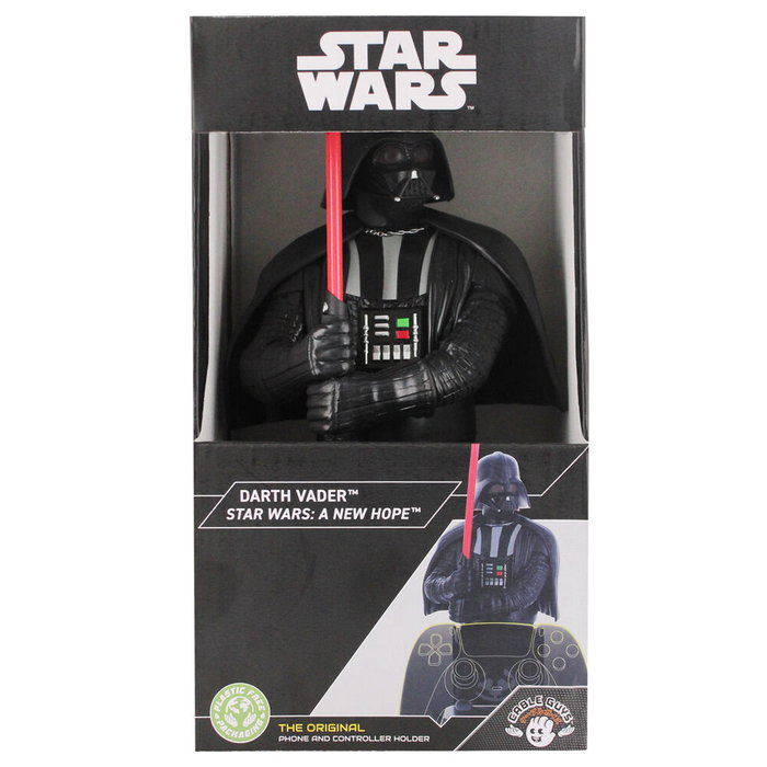 EXQUISITE GAMING Support de chargeur de téléphone Star Wars Dark Vador Un Nouvel Espoir Figure de 20 cm pour contrôleurs et smartphones