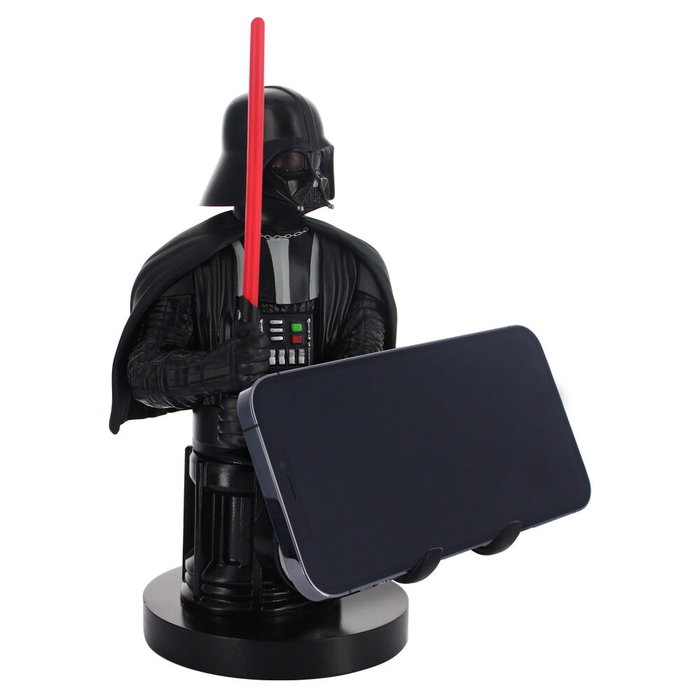 EXQUISITE GAMING Support de chargeur de téléphone Star Wars Dark Vador Un Nouvel Espoir Figure de 20 cm pour contrôleurs et smartphones