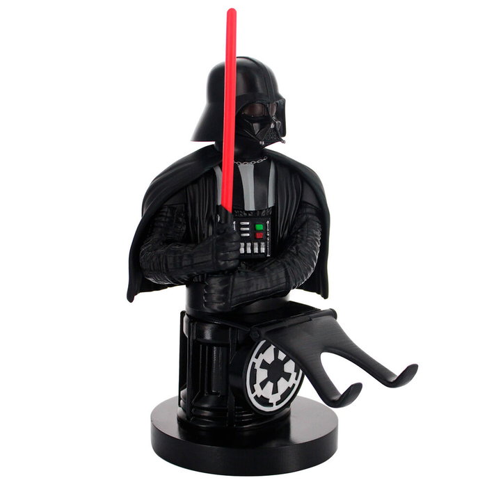 EXQUISITE GAMING Support de chargeur de téléphone Star Wars Dark Vador Un Nouvel Espoir Figure de 20 cm pour contrôleurs et smartphones