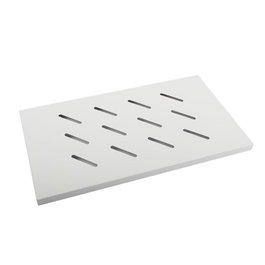 Lanberg Bandeja Fixe 1U Métallique pour Rack 19" 486x270 mm 120 kg Gris