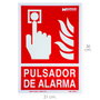 WOLFPACK LINEA PROFESIONAL Panneau point d’alarme 30x21 cm