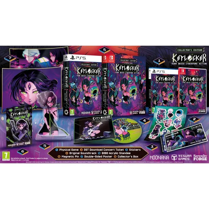 Just For Games Keylocker Turn Based Cyberpunk Action Collector's Edition - Nintendo Switch