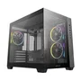 Deepcool CG330 Boîtier PC Mini Tour Micro-ATX, 3 Ventilateurs ARGB Inclus, Noir