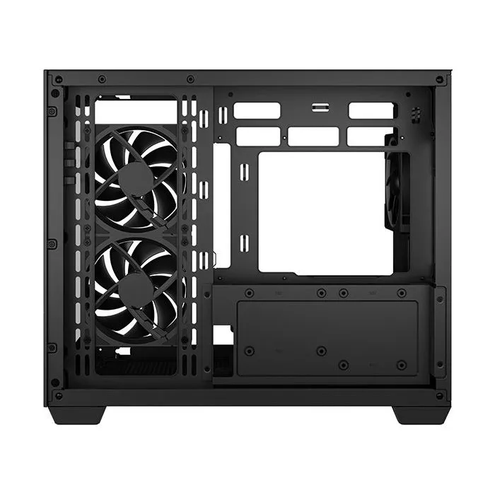 Deepcool CG330 Boîtier PC Mini Tour Micro-ATX, 3 Ventilateurs ARGB Inclus, Noir