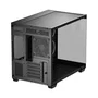 Deepcool CG330 Boîtier PC Mini Tour Micro-ATX, 3 Ventilateurs ARGB Inclus, Noir