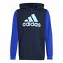 Sweat à capuche enfant Adidas Essentials Big Logo Colorblock Bleu