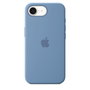 Apple iPhone 16E - Coque en silicone - Bleu d'hiver