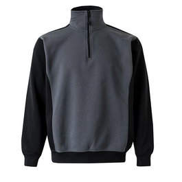 VELILLA Sweat-shirt Bicolore Gris/Noir Taille M - Taille S à XL
