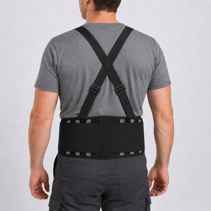WOLFPACK LINEA PROFESIONAL Ceinture lombaire à bretelles taille L/XL