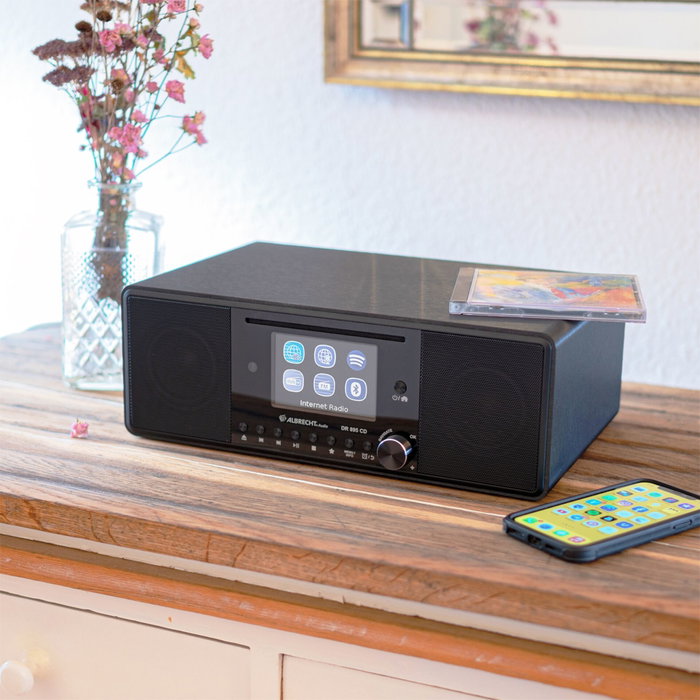 Albrecht DR 895 CD Radio hybride noire Albrecht DR 895 CD Radio hybride noire