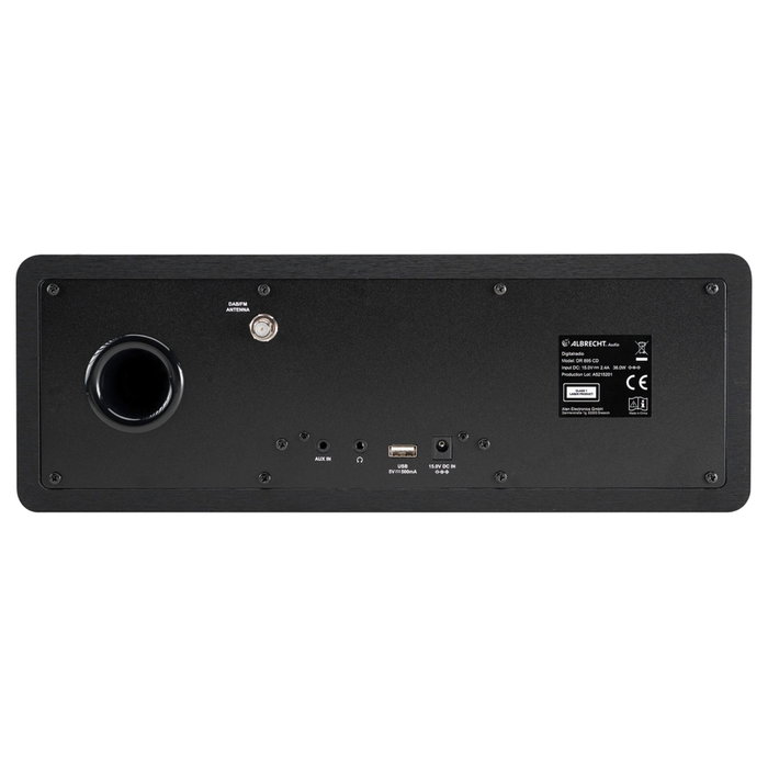 Albrecht DR 895 CD Radio hybride noire Albrecht DR 895 CD Radio hybride noire
