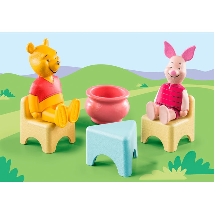 Playmobil 1.2.3 & Disney Winnie The Pooh - Jeu d'éveil arbre interactif avec Winnie et Porcinet, développement motricité fine, couleurs et formes, dès 18 mois Playmobil 1.2.3 & Disney Winnie The Pooh - Jeu d'éveil arbre interactif avec Winnie et Porcinet, développement motricité fine, couleurs et formes, dès 18 mois