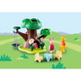 Playmobil 1.2.3 & Disney Winnie The Pooh - Jeu d'éveil arbre interactif avec Winnie et Porcinet, développement motricité fine, couleurs et formes, dès 18 mois