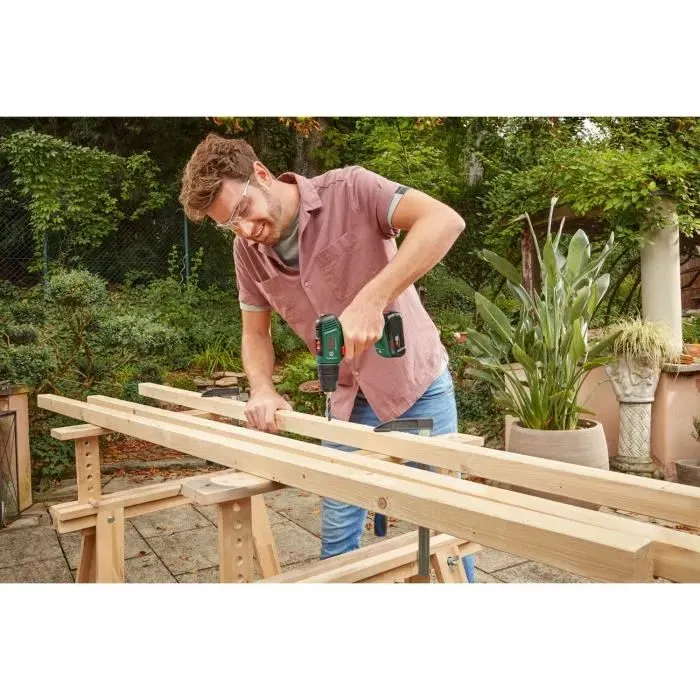 Bosch EasyDrill 18V-40 - Perceuse-visseuse sans fil 18V, sans batterie, mandrin 13 mm, 2 vitesses