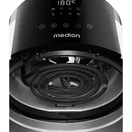 Medion MD13030 Friteuse à air chaud digitale Airfryer - 4.7 L - 1500 W - Minuterie 60 min - 8 programmes - 200 °C - Écran tactile - Blanc