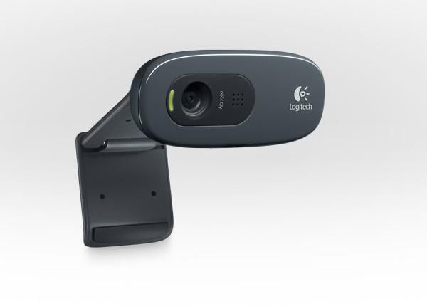 Logitech C270 - Webcam HD 720p avec micro intégré pour appels vidéo et capture photo, compatible avec Skype et autres logiciels de messagerie Logitech C270 - Webcam HD 720p avec micro intégré pour appels vidéo et capture photo, compatible avec Skype et autres logiciels de messagerie