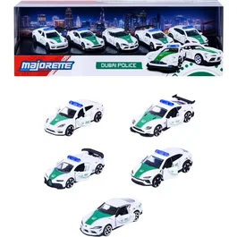 Majorette Dubai Police - Coffret cadeau de 5 véhicules