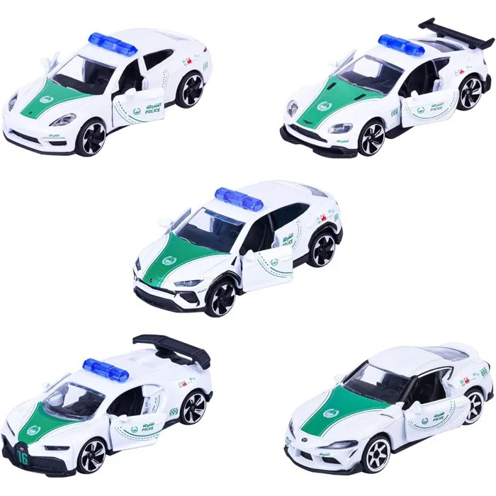 Majorette Dubai Police - Coffret de 5 véhicules