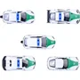 Majorette Dubai Police - Coffret de 5 véhicules