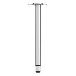 HERRAJES ALK Pata regulable Neru pour table, ø60, 710-1100 mm, finition chrome