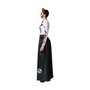 BigBuy Carnival Déguisement Catrina Squelette Mexicain Femme XS-S