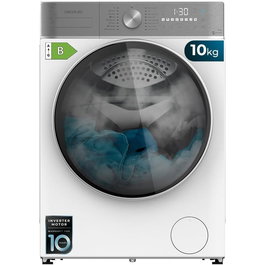 Cecotec Lave-linge Séchant 10680 Inverter 10/6 kg 1400 rpm Moteur Inverter Plus Vapeur Blanc