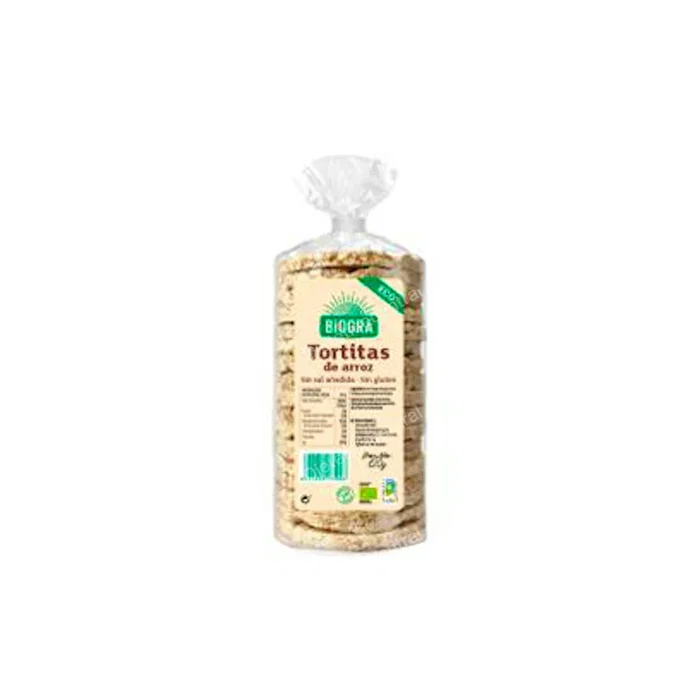 BIOGRA Tortitas De Arroz 120Gr - Galettes de riz sans sel, Bio, Vegan, Sans gluten (SG) BIOGRA Tortitas De Arroz 120Gr - Galettes de riz sans sel, Bio, Vegan, Sans gluten (SG)