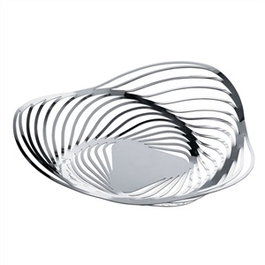 Alessi Trinity Corbeille à fruits en acier inoxydable 33cm