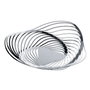 Alessi ACO03 Trinity - Cesto - Corbeille à fruits en acier inoxydable 18/10 - 33 cm - Conception Adam Cornish