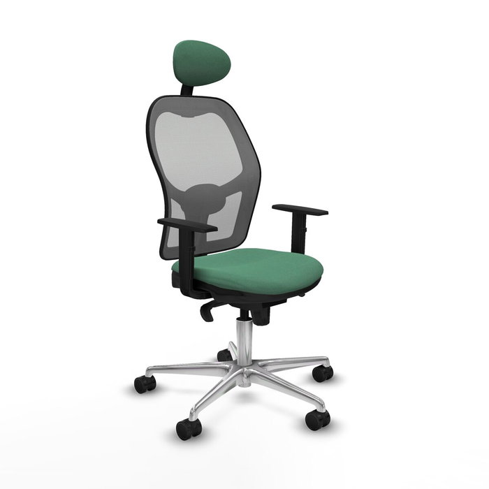 Piqueras y Crespo Chaise de Bureau Jorquera avec Appui-tête Vert émeraude Piqueras y Crespo Chaise de Bureau Jorquera avec Appui-tête Vert émeraude