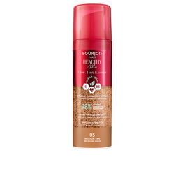 Bourjois Healthy Mix Glow Tint Essence #005 - Fond de teint essence teintée effet glow, couvrance légère, longue tenue, soin hydratant vegan, bronze moyen, 30 ml