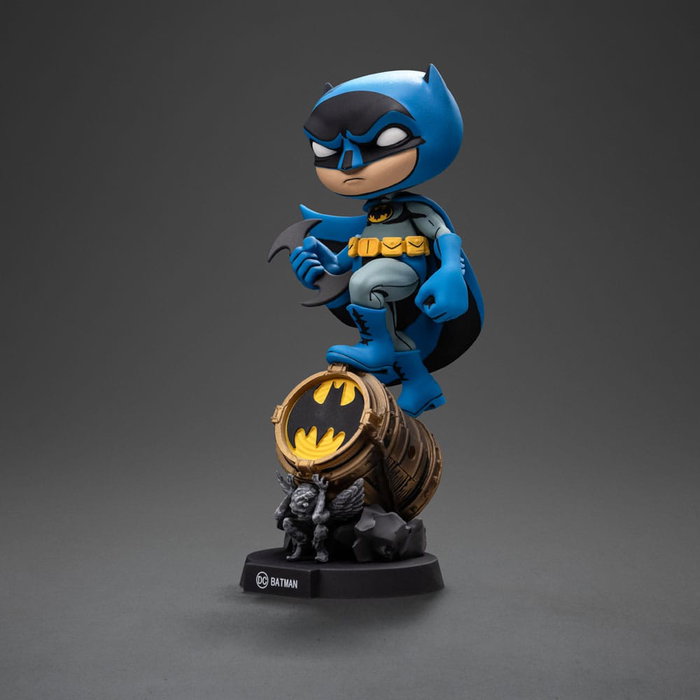 Iron Studios Batman Mini Co. sur Bat-Signal - Variante Bleue