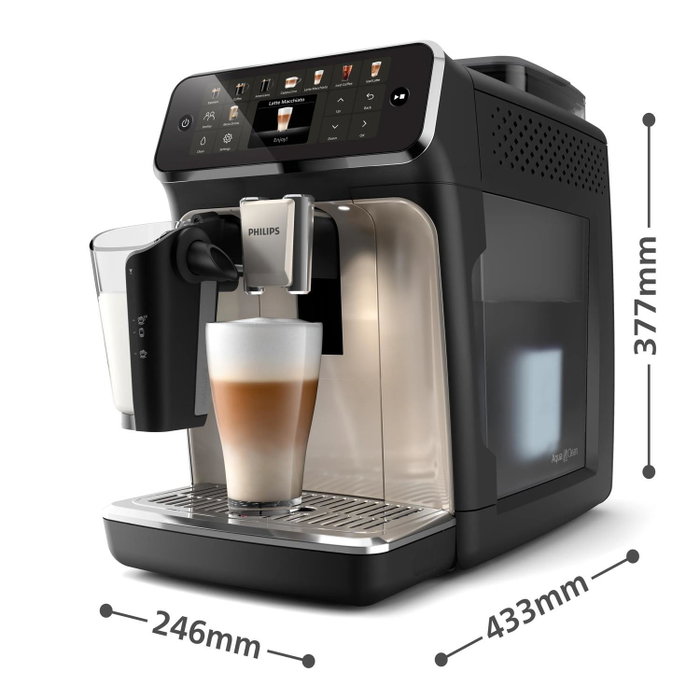 Philips Machine à café entièrement automatique Series 5500 EP5547/90 Silver/Black