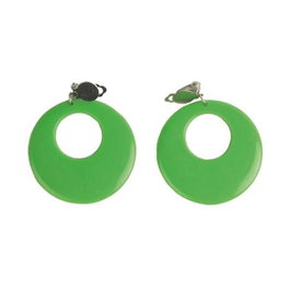 My Other Me 2 Pendientes Flamenca Verde 4,5 cm