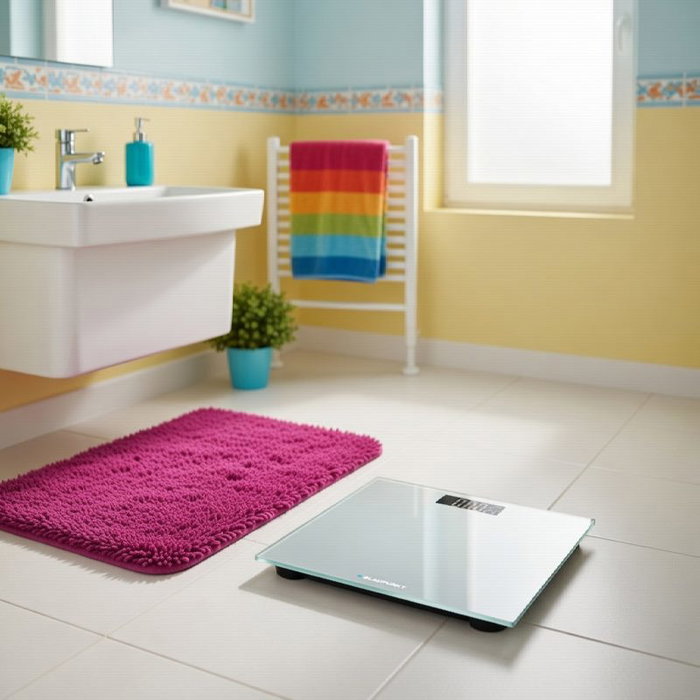 Balance Numérique de Salle de Bain Blaupunkt BP5006 Gris