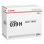 Canon Toner 039H Noir XL 0288C001