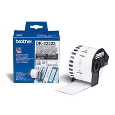 Brother DK-22223 Ruban Continu Étiquettes Blanc 50 mm x 30,48 m pour Imprimante QL