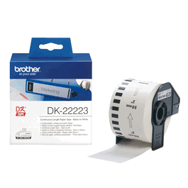 Brother DK-22223 / DK22223 Ruban d'étiqueteuse Blanc