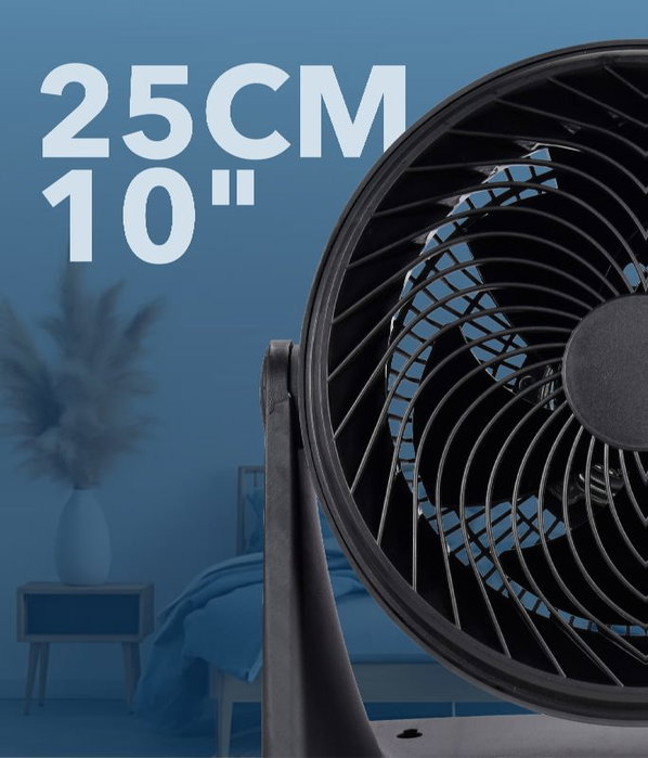DAEWOO Ventilateur High Speed 90W 25cm au sol