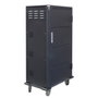 Techly I-CABINET-80DUTY - Station de recharge mobile avec chariot, 80 ports USB 2.1A, pour tablettes, smartphones et ordinateurs portables